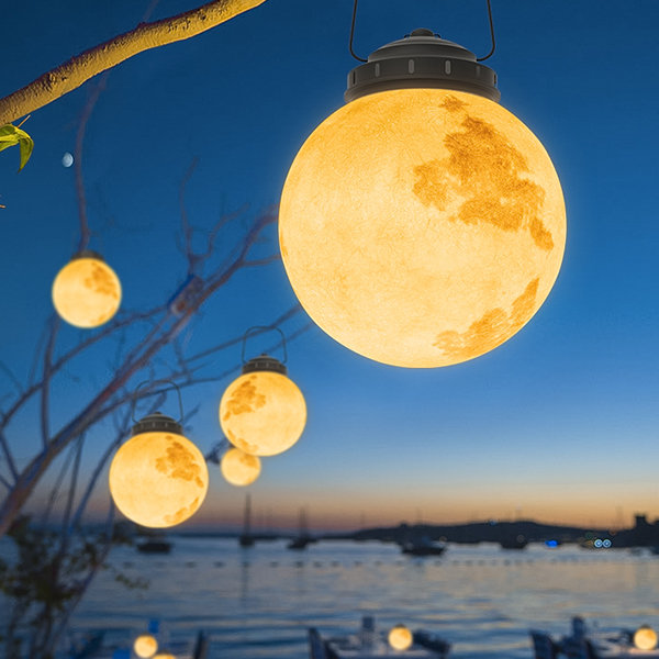 Gold Pendant Light – Moon-Inspired Shape