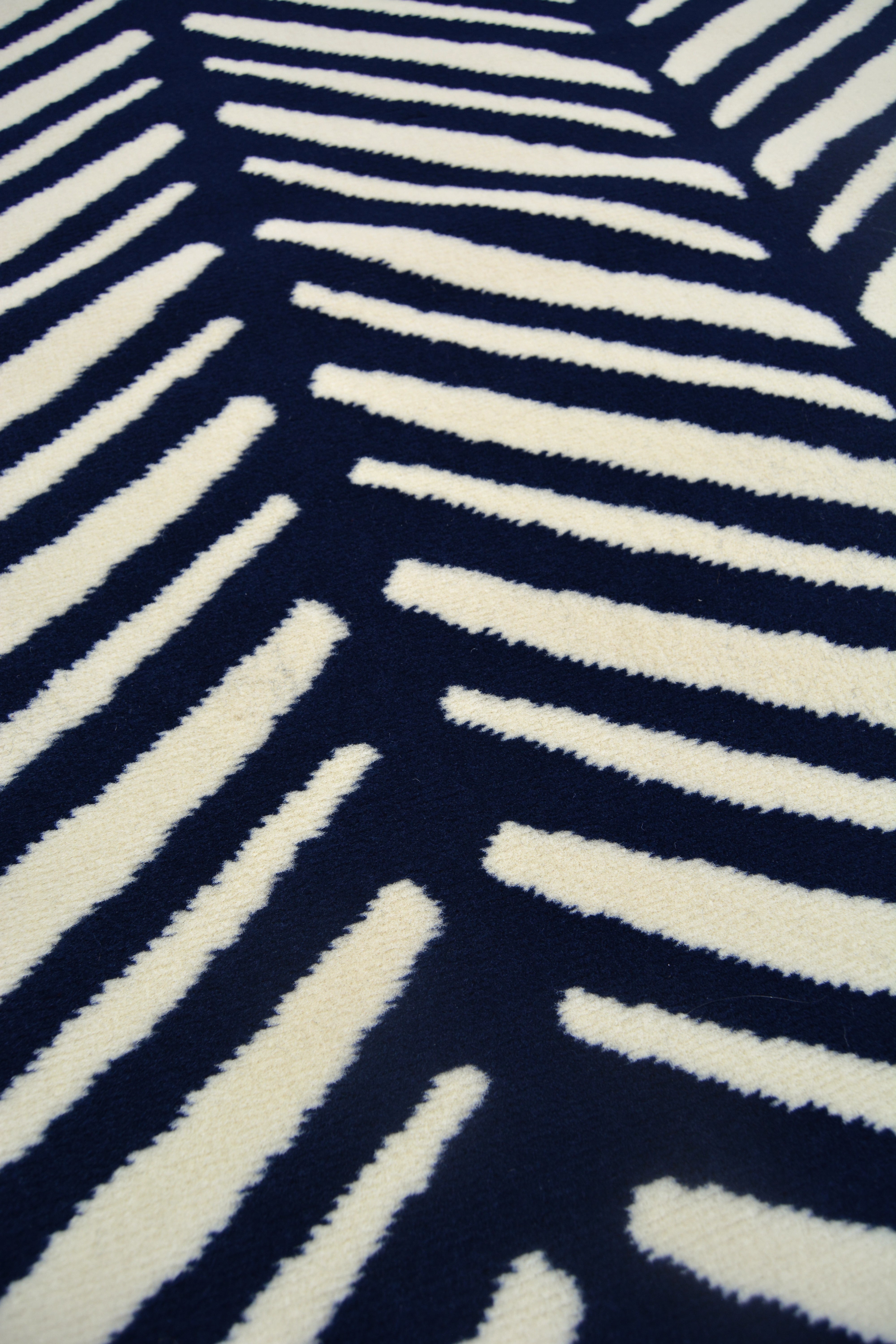 Durable Indoor Rug - Herringbone Design