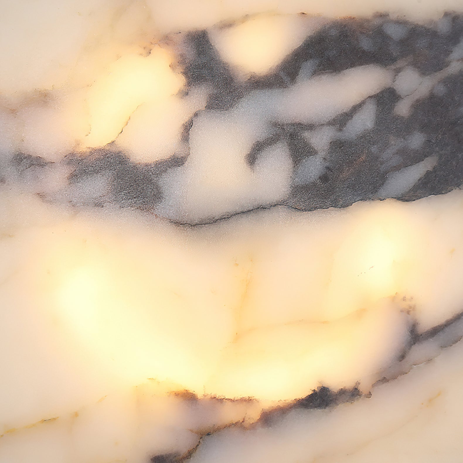 Minimalist Round Marble Ceiling Light – Flush Mount Fixture