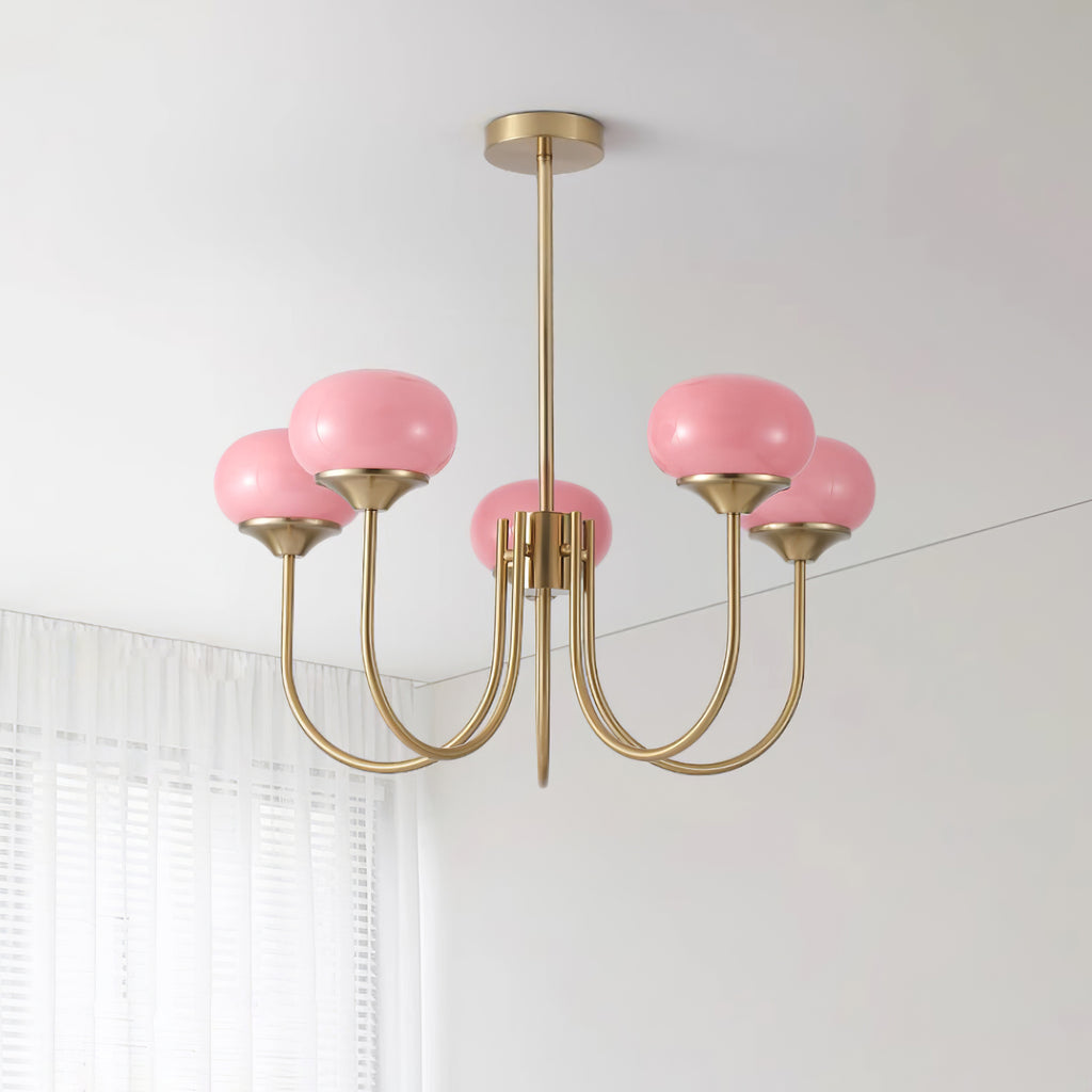Modern Marshmallow Chandelier Light Fixture – LED Hanging Ceiling Lamp