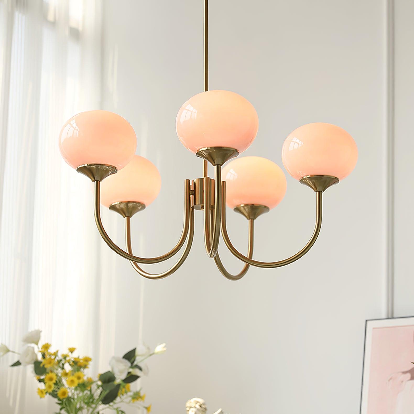 Modern Marshmallow Chandelier Light Fixture – LED Hanging Ceiling Lamp