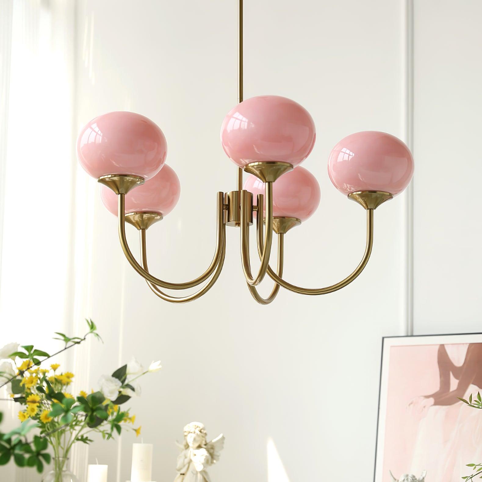 Modern Marshmallow Chandelier Light Fixture – LED Hanging Ceiling Lamp