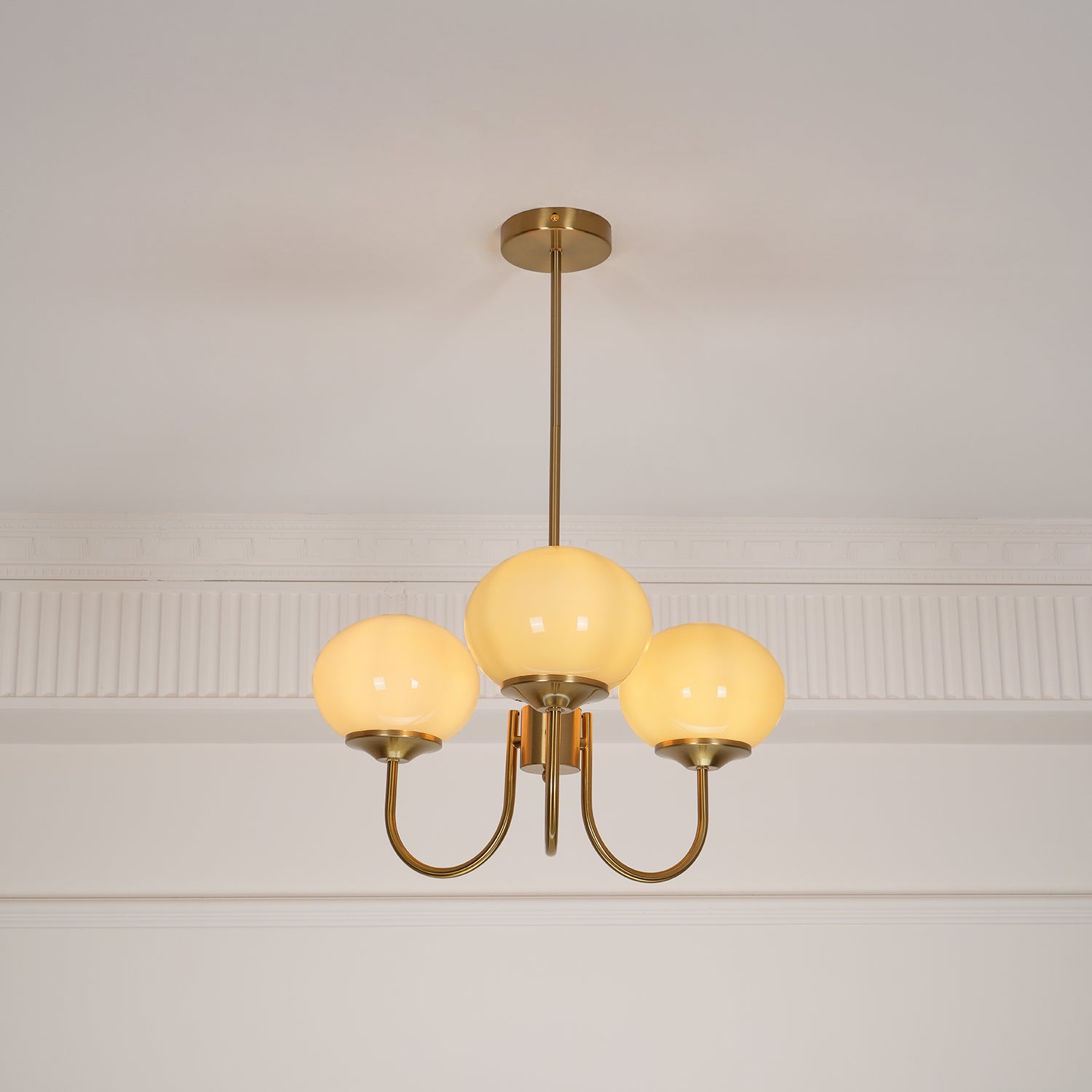 Modern Marshmallow Chandelier Light Fixture – LED Hanging Ceiling Lamp