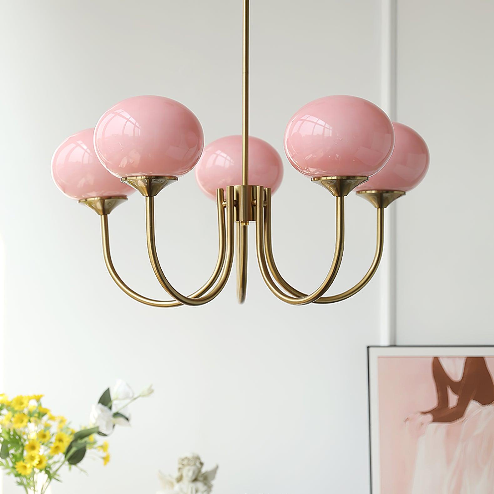 Modern Marshmallow Chandelier Light Fixture – LED Hanging Ceiling Lamp