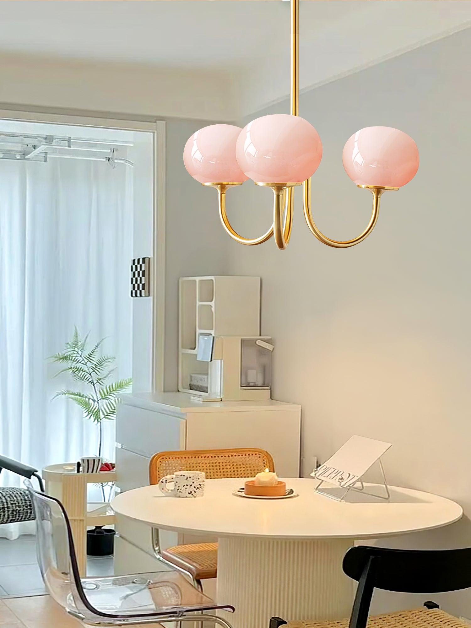 Modern Marshmallow Chandelier Light Fixture – LED Hanging Ceiling Lamp