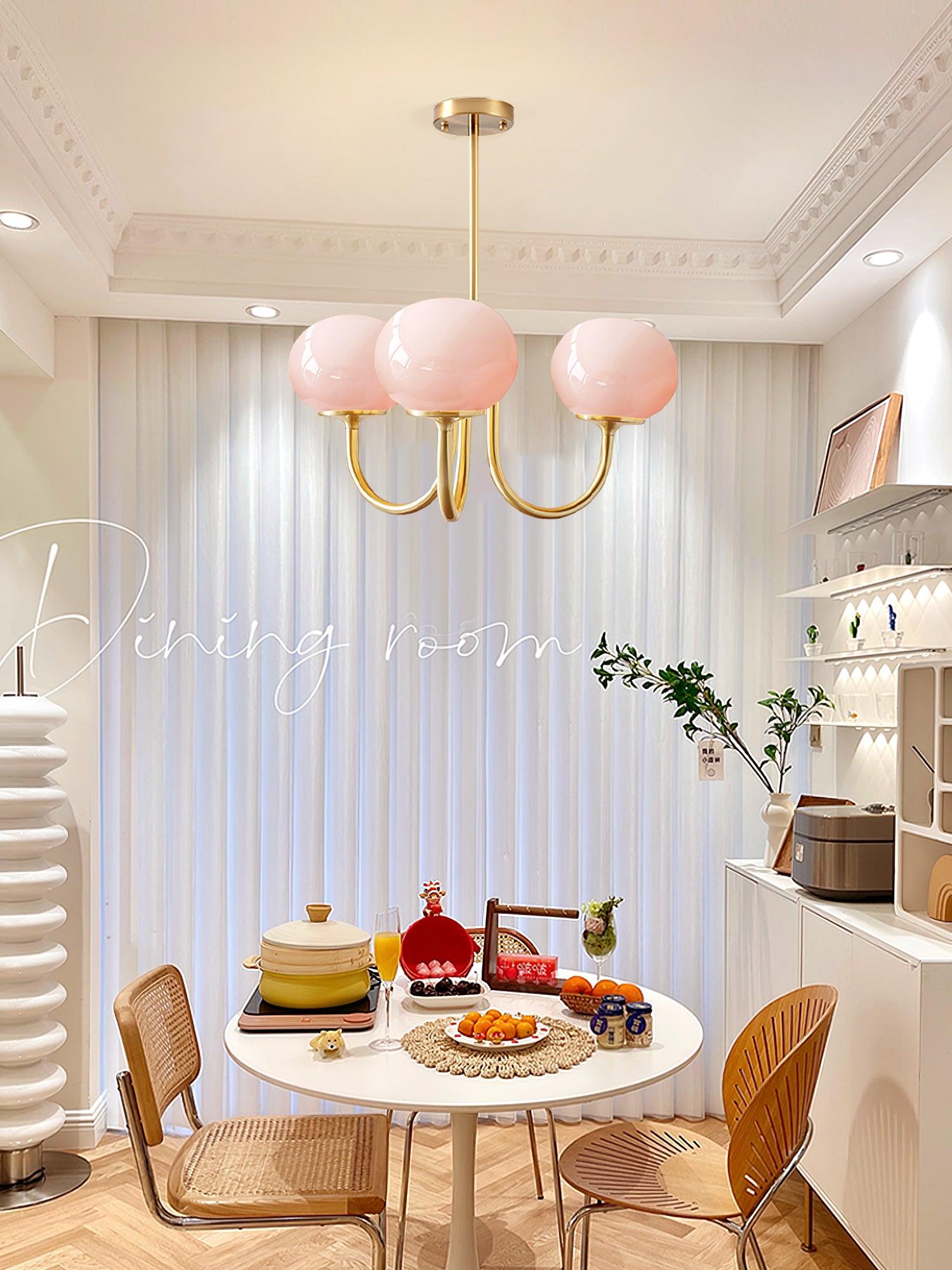 Modern Marshmallow Chandelier Light Fixture – LED Hanging Ceiling Lamp