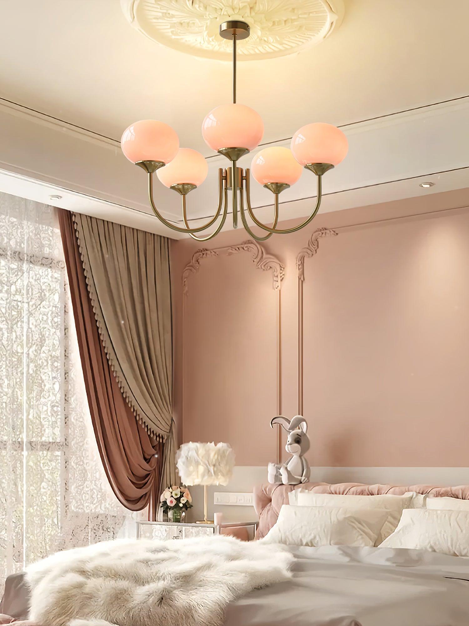 Modern Marshmallow Chandelier Light Fixture – LED Hanging Ceiling Lamp