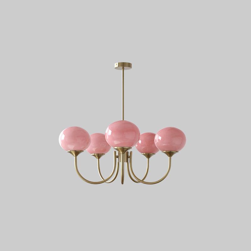 Modern Marshmallow Chandelier Light Fixture – LED Hanging Ceiling Lamp
