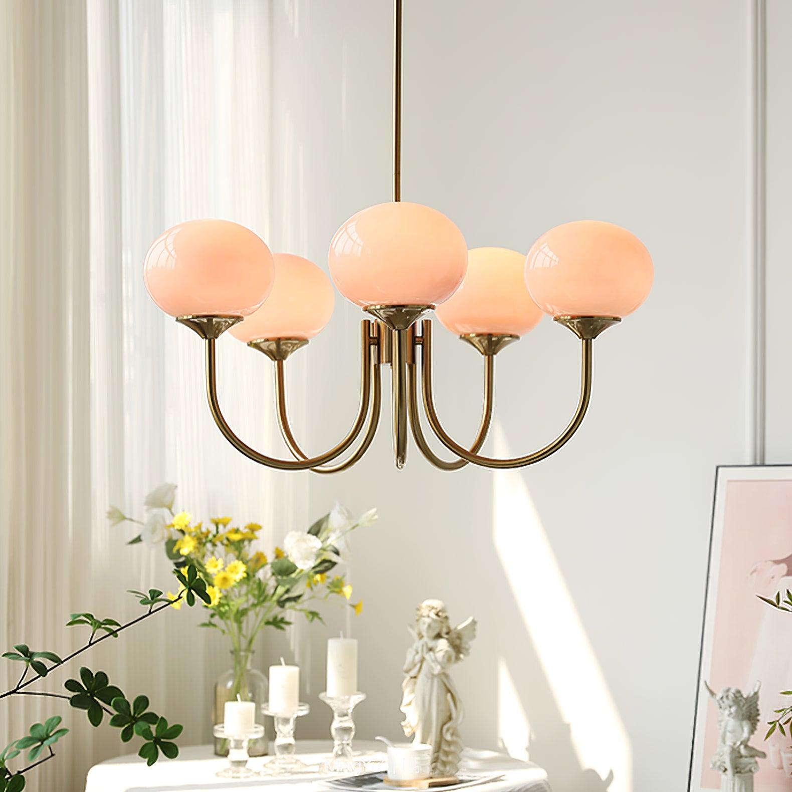 Modern Marshmallow Chandelier Light Fixture – LED Hanging Ceiling Lamp