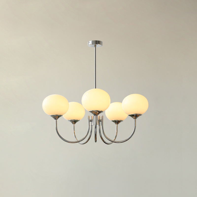 Modern Marshmallow Chandelier Light Fixture – LED Hanging Ceiling Lamp