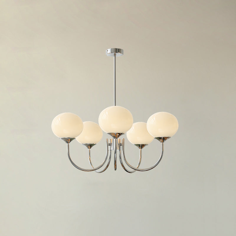 Modern Marshmallow Chandelier Light Fixture – LED Hanging Ceiling Lamp