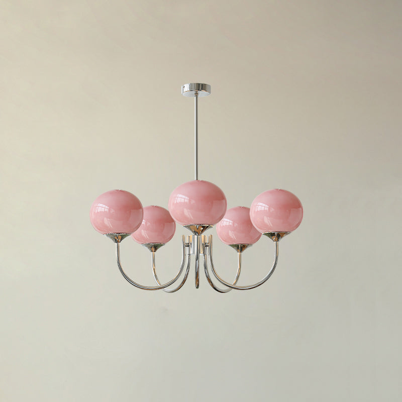 Modern Marshmallow Chandelier Light Fixture – LED Hanging Ceiling Lamp