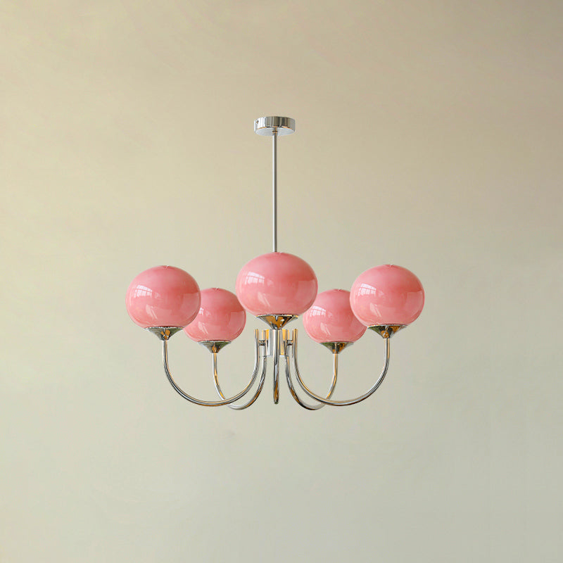 Modern Marshmallow Chandelier Light Fixture – LED Hanging Ceiling Lamp