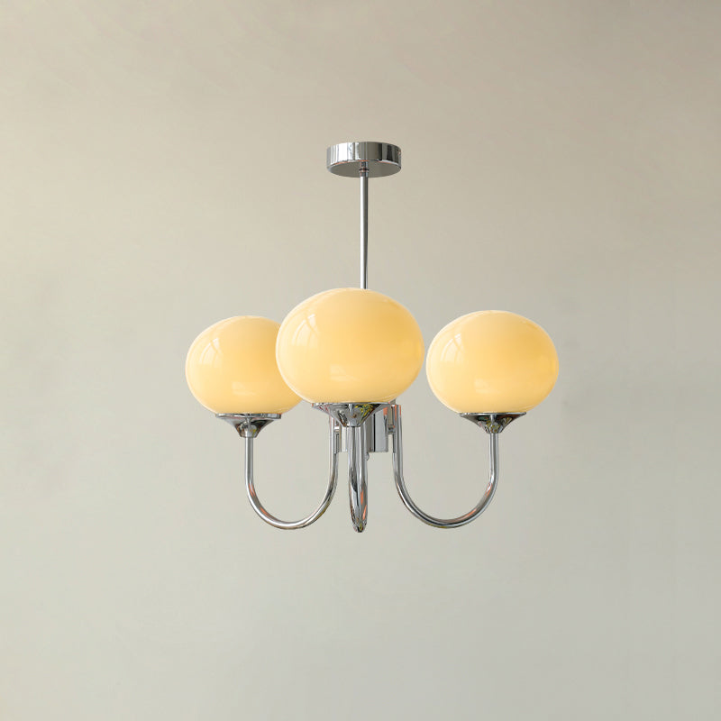 Modern Marshmallow Chandelier Light Fixture – LED Hanging Ceiling Lamp