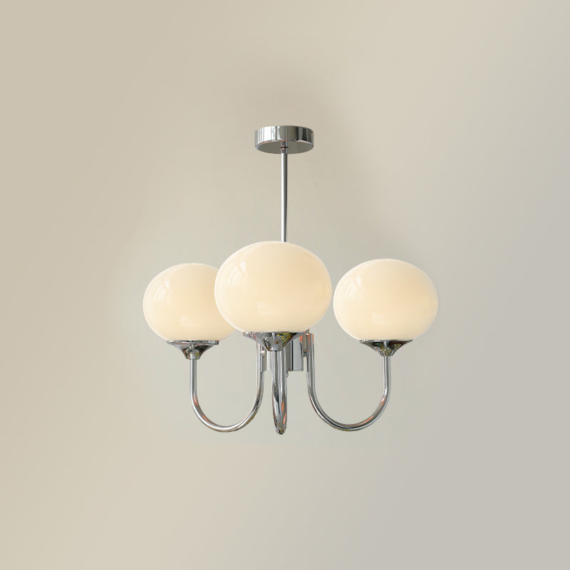 Modern Marshmallow Chandelier Light Fixture – LED Hanging Ceiling Lamp