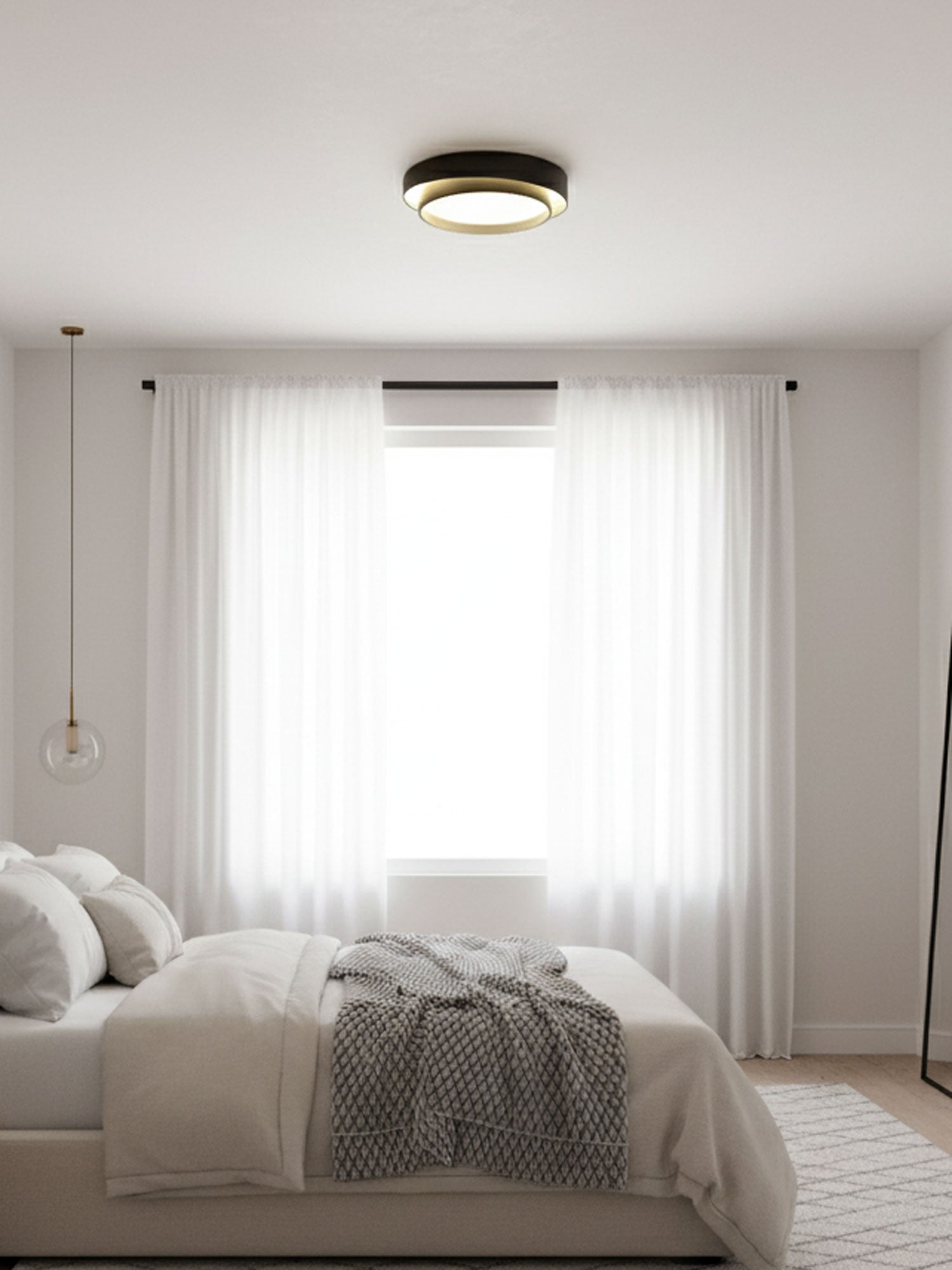 Contemporary Melody Ceiling Light - Flush Mount Lamp