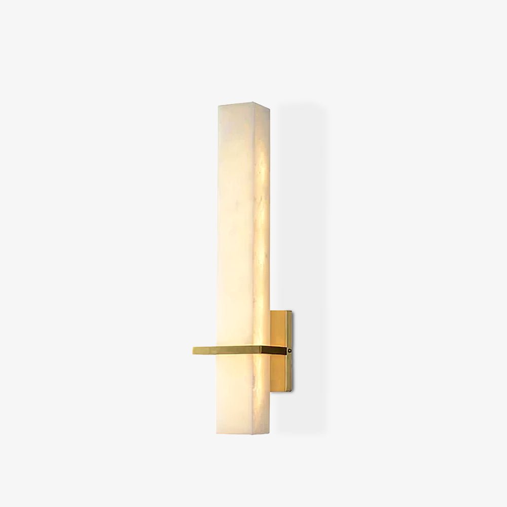 Long Linear Marble Wall Sconce - Modern Wall Light Fixture