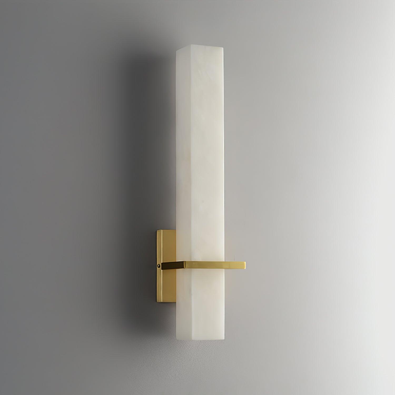 Long Linear Marble Wall Sconce - Modern Wall Light Fixture