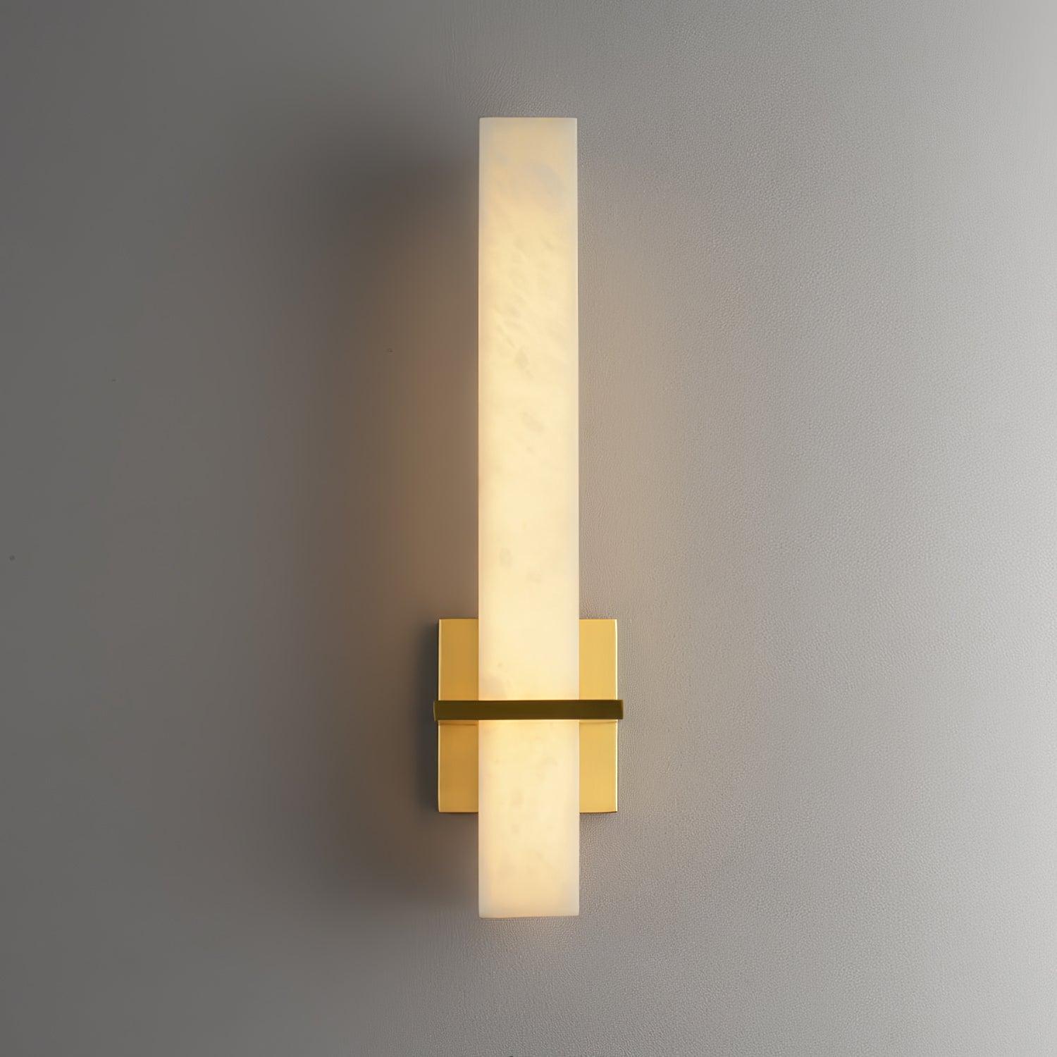 Long Linear Marble Wall Sconce - Modern Wall Light Fixture