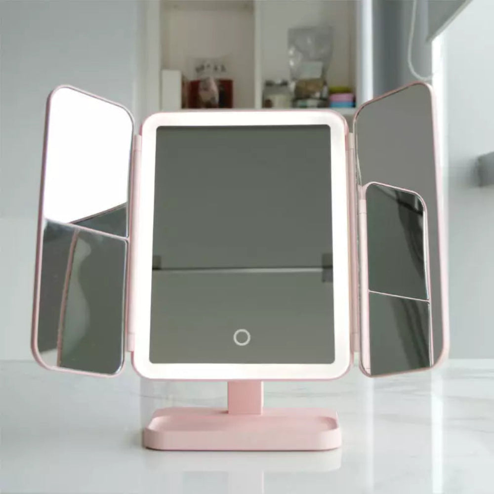 Dimmable LED Makeup Mirror | Adjustable Bathroom Light for Perfect Makeup