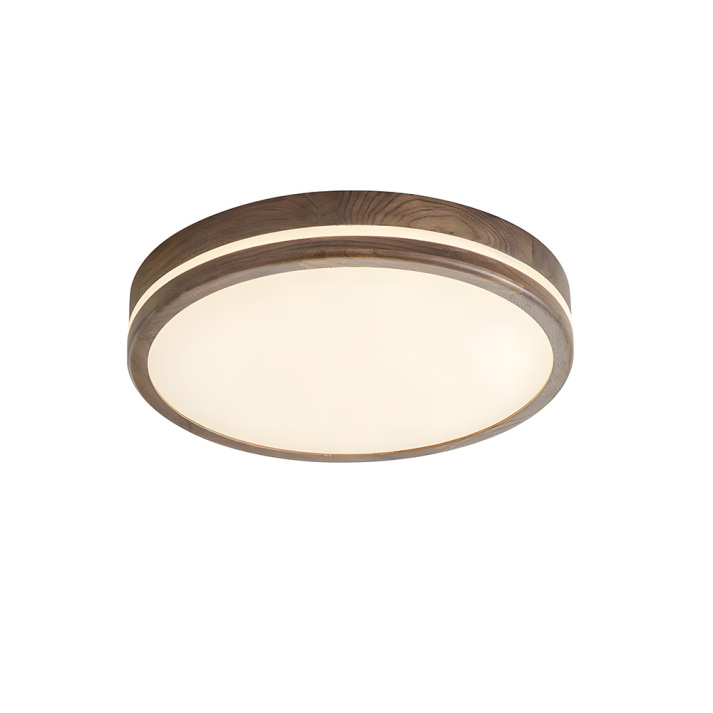 Round Wooden Ceiling Light | Tri-colour Ceiling Lamp