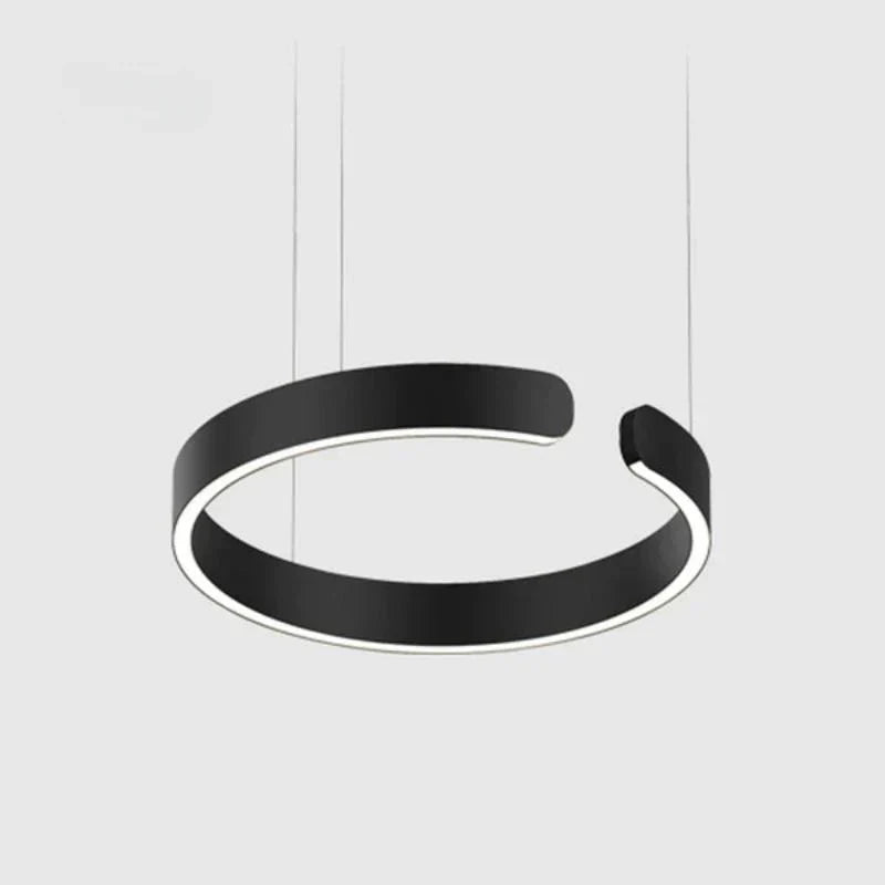 Sleek LED Ring-Shape Pendant Light