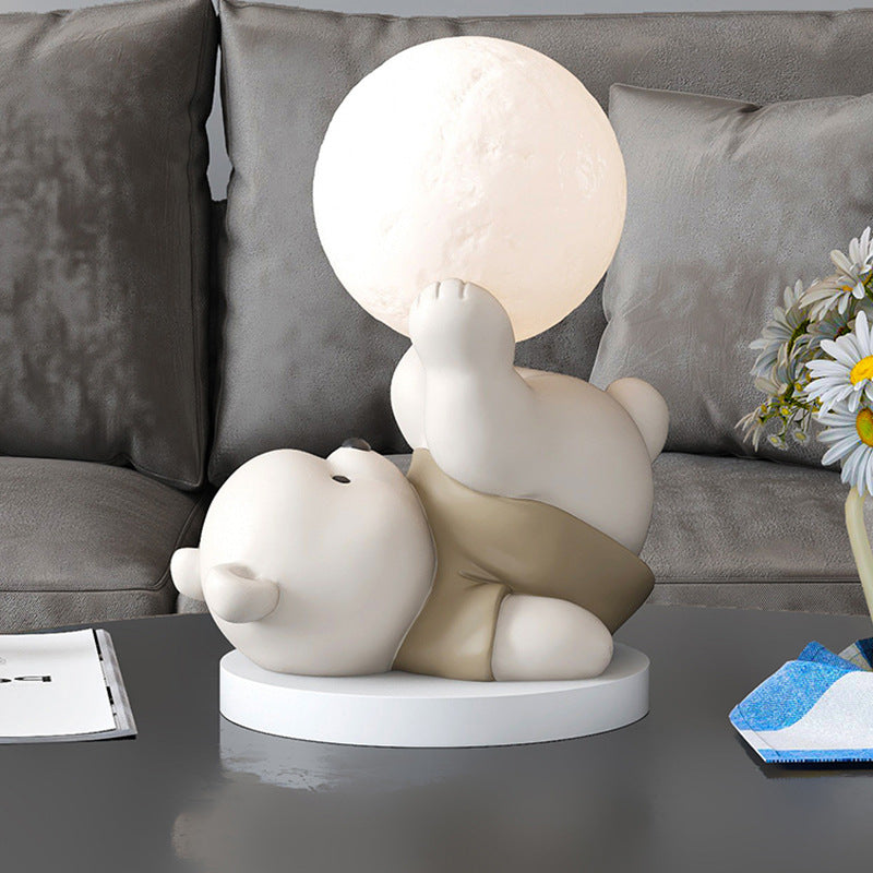 Bear Touch Table Lamp with Moonlight Glow