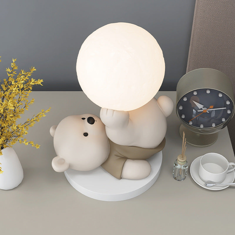 Bear Touch Table Lamp with Moonlight Glow