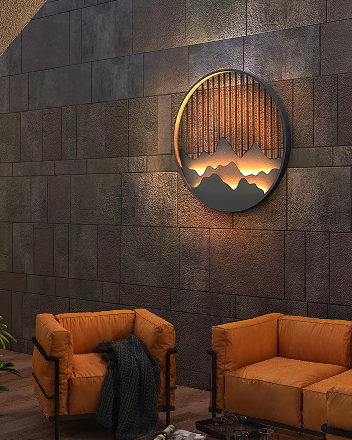 Mountain-Inspired Outdoor Wall Sconce | Wall Lamp