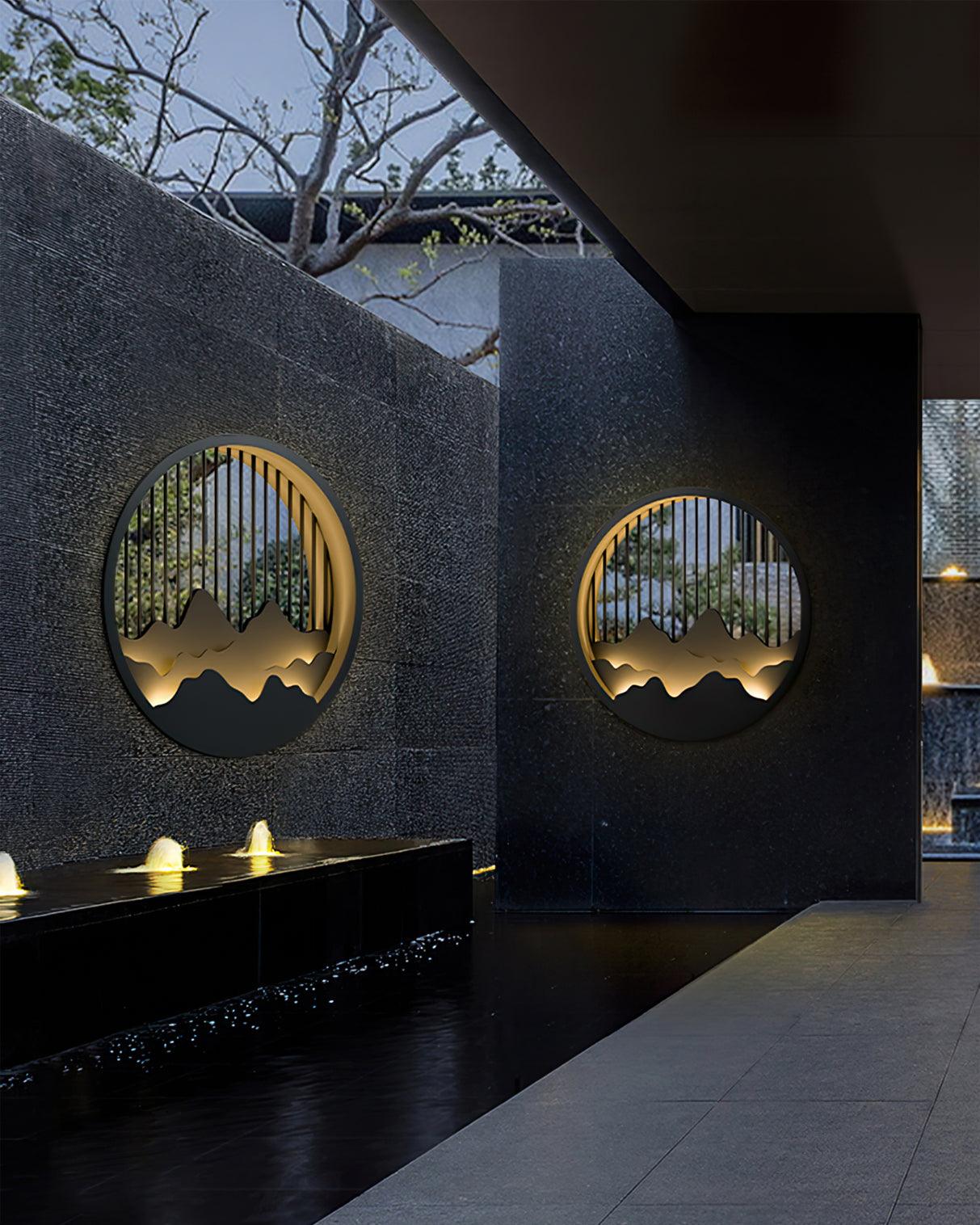 Mountain-Inspired Outdoor Wall Sconce | Wall Lamp