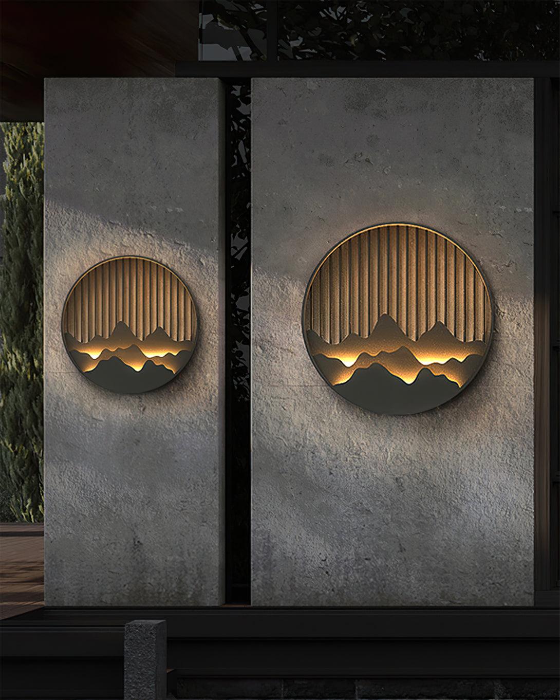 Mountain-Inspired Outdoor Wall Sconce | Wall Lamp