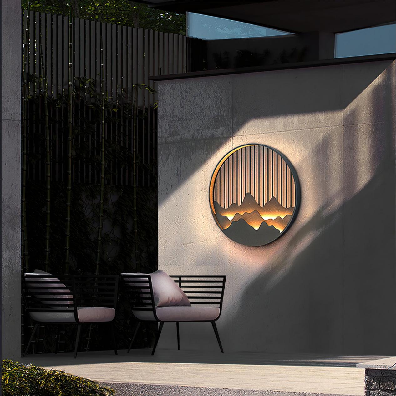 Mountain-Inspired Outdoor Wall Sconce | Wall Lamp