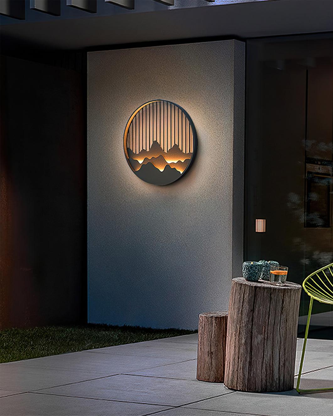 Mountain-Inspired Outdoor Wall Sconce | Wall Lamp
