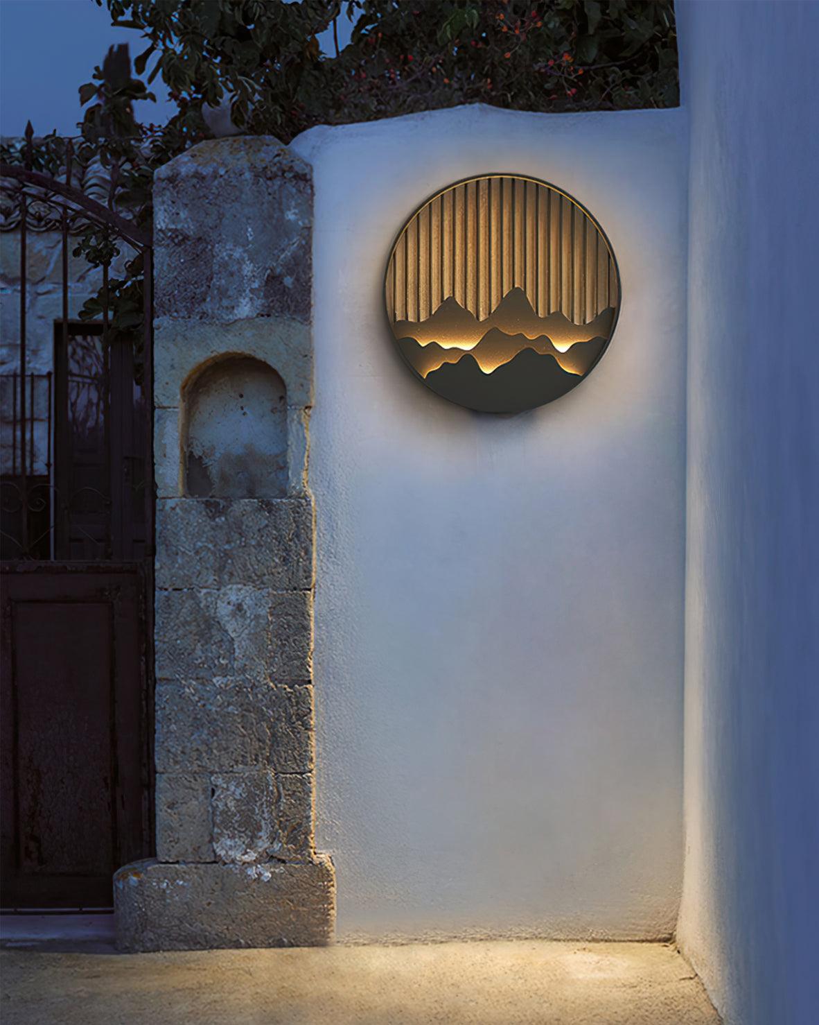 Mountain-Inspired Outdoor Wall Sconce | Wall Lamp