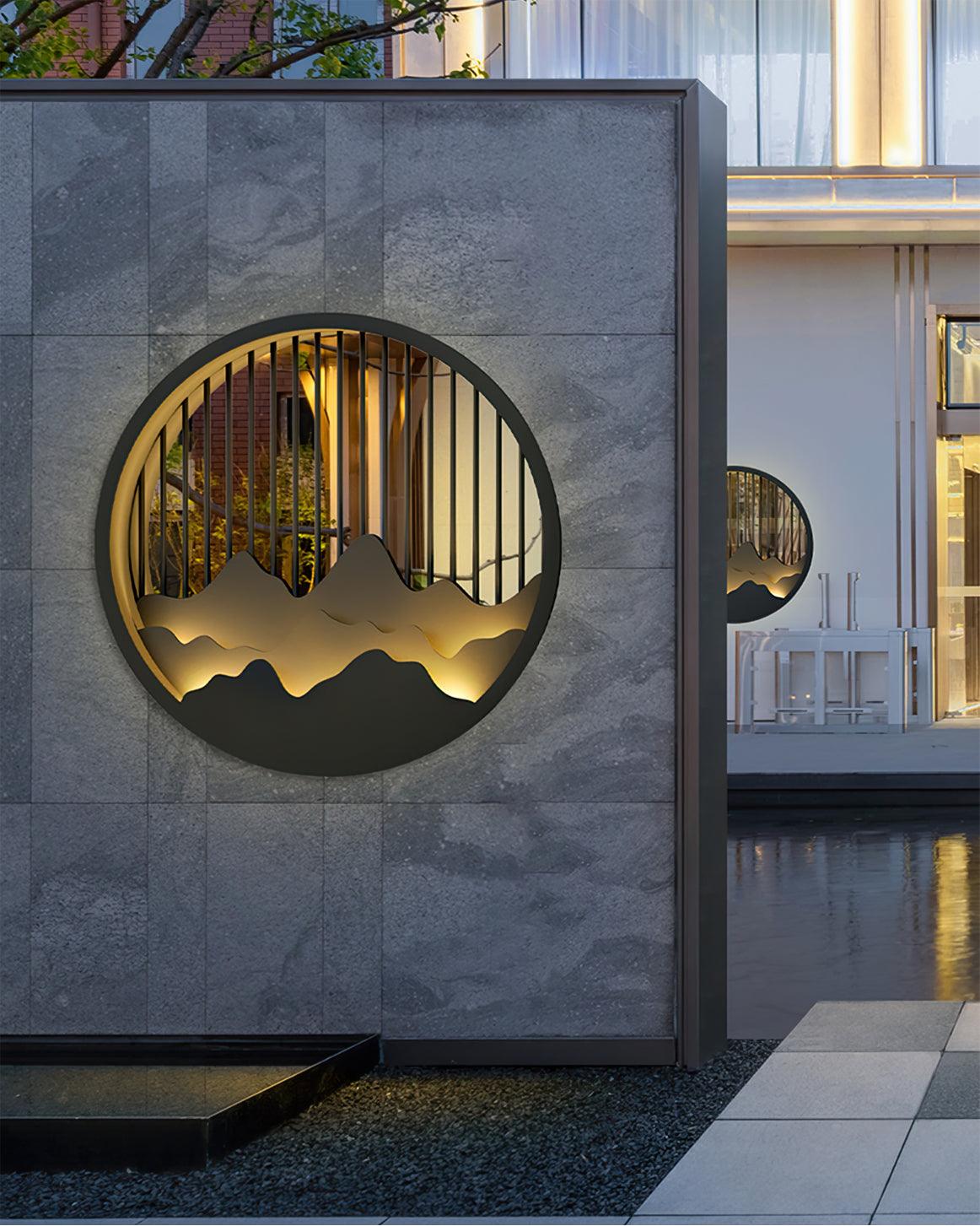 Mountain-Inspired Outdoor Wall Sconce | Wall Lamp