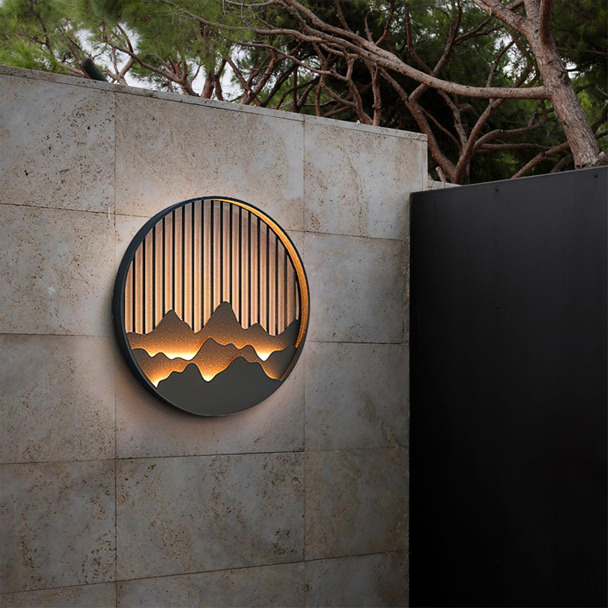 Mountain-Inspired Outdoor Wall Sconce | Wall Lamp