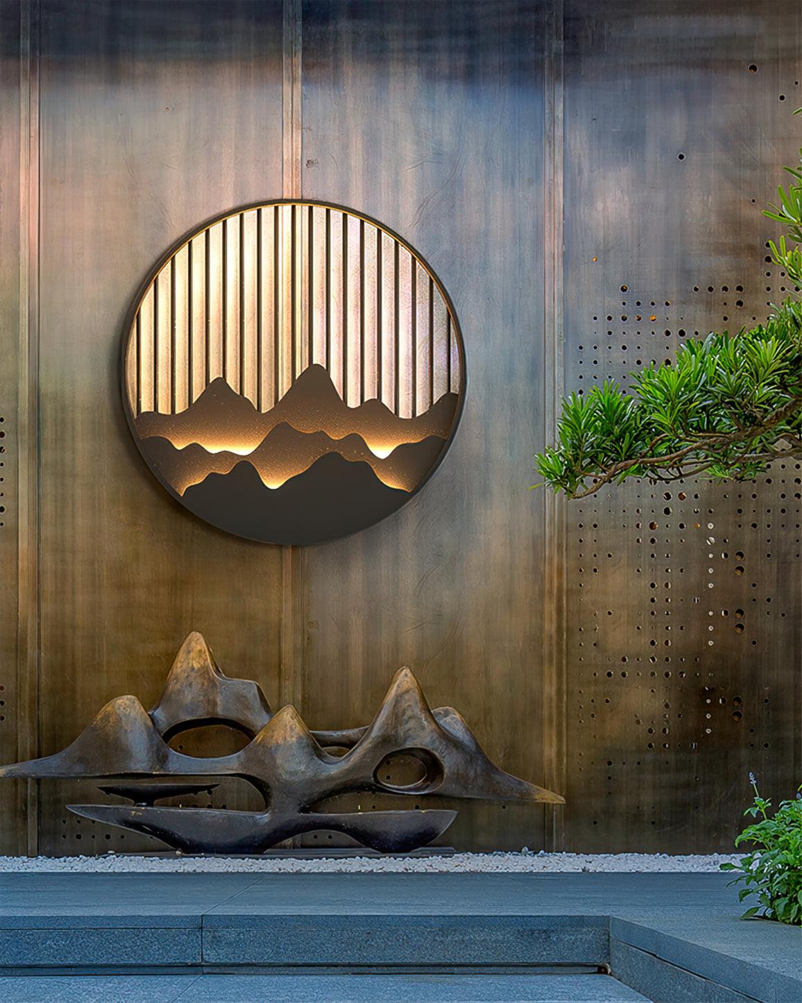 Mountain-Inspired Outdoor Wall Sconce | Wall Lamp