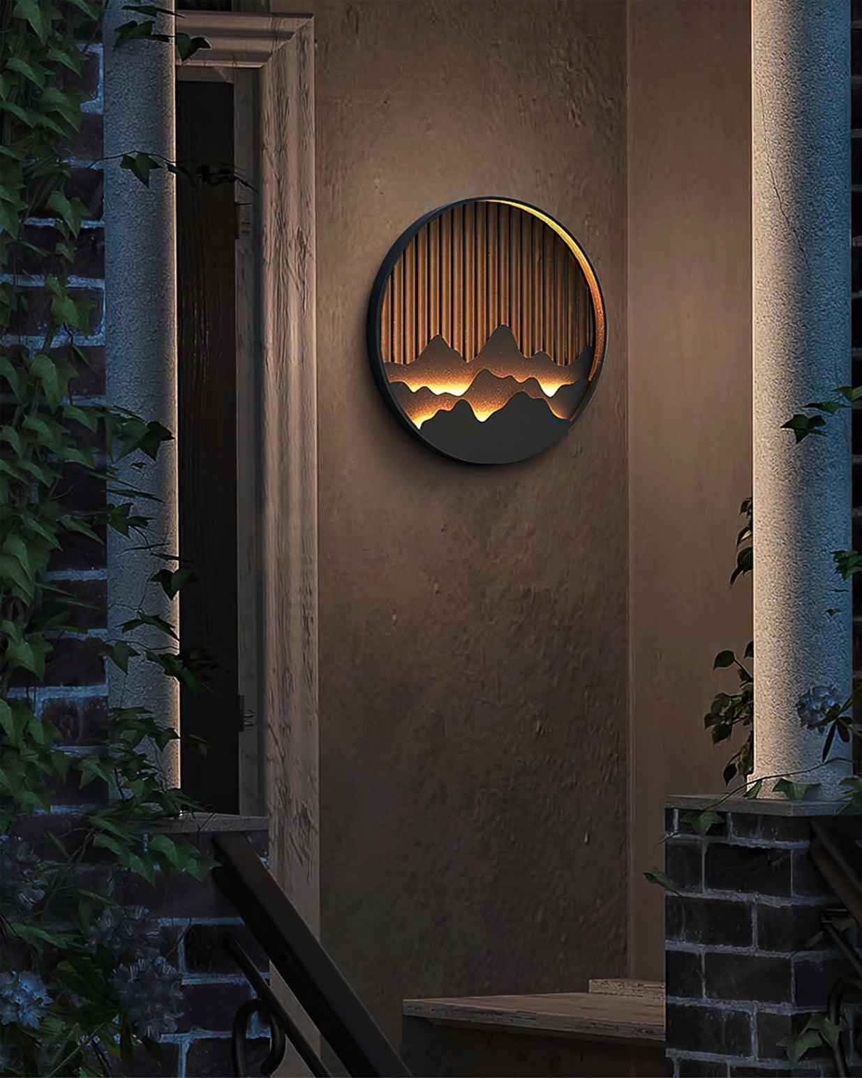 Mountain-Inspired Outdoor Wall Sconce | Wall Lamp
