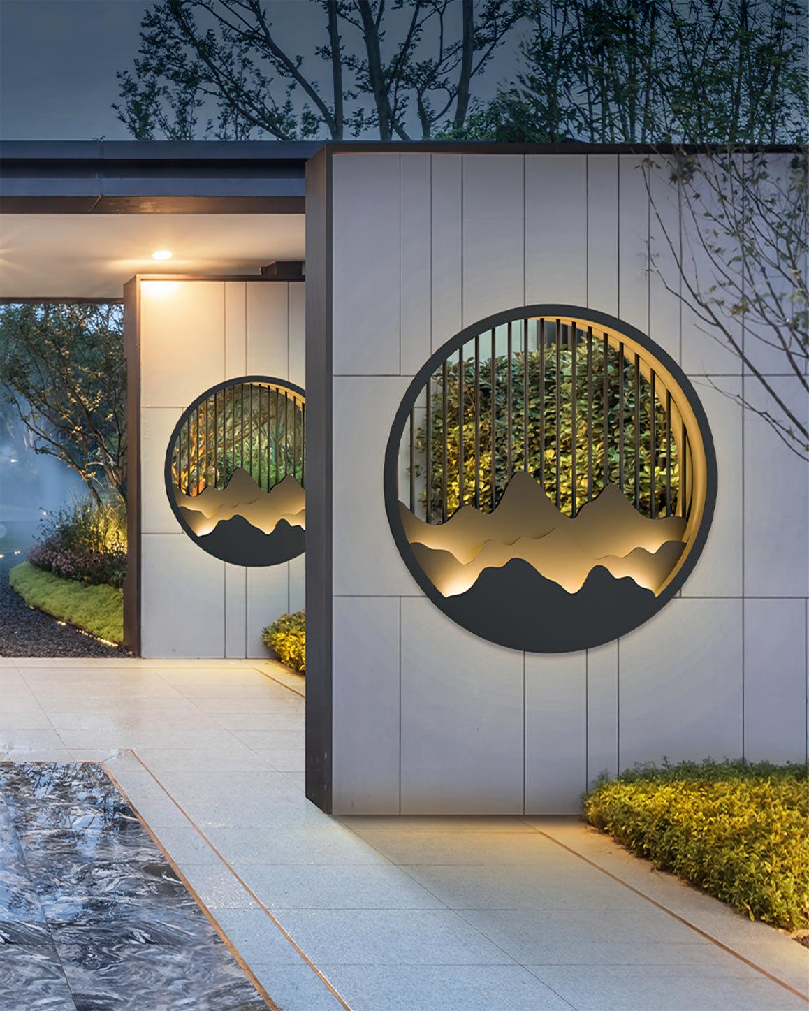 Mountain-Inspired Outdoor Wall Sconce | Wall Lamp