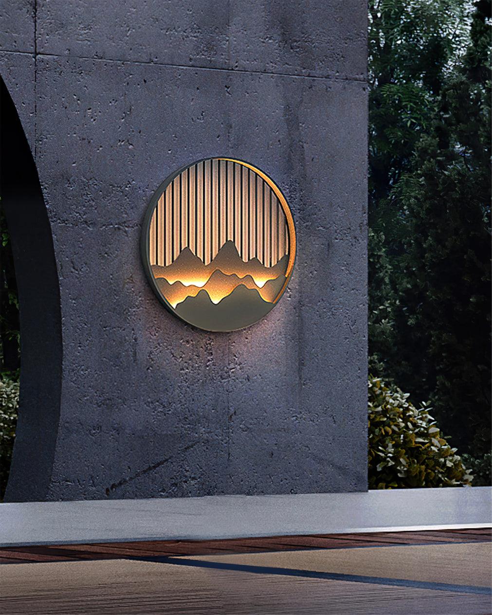 Mountain-Inspired Outdoor Wall Sconce | Wall Lamp
