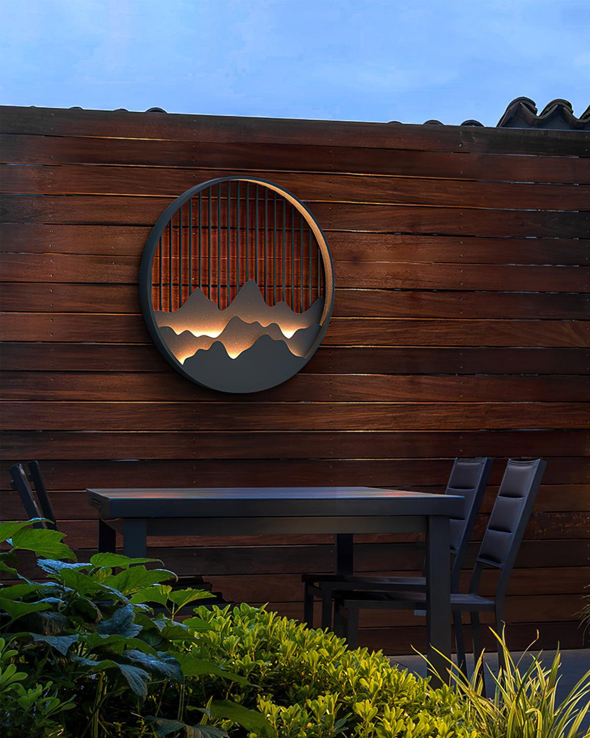 Mountain-Inspired Outdoor Wall Sconce | Wall Lamp