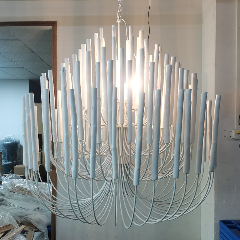 Multi-Stick Ceiling Chandelier – Cluster Pendant Light