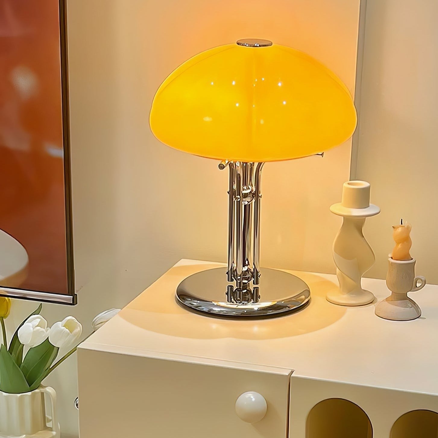Minimalist Bauhaus Mushroom Table Lamp