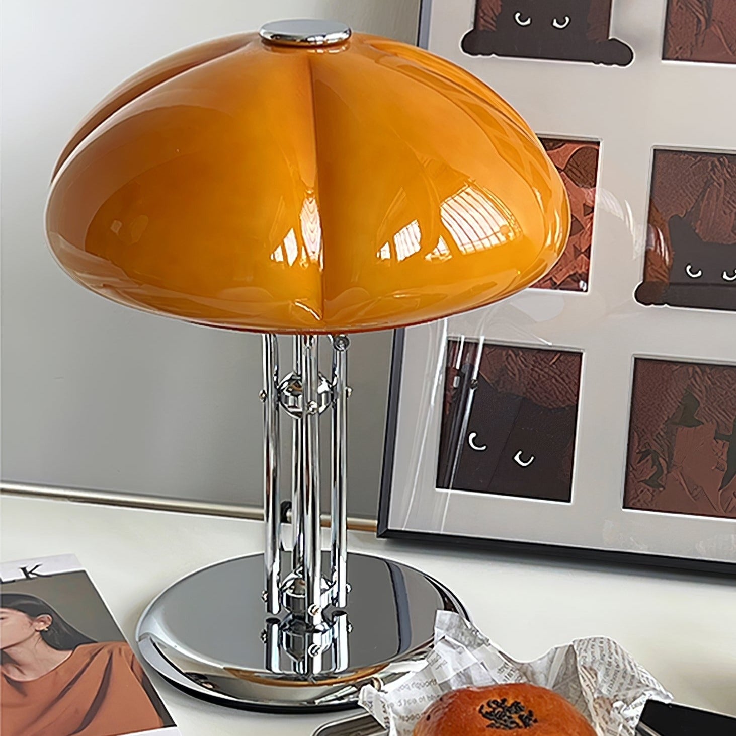 Minimalist Bauhaus Mushroom Table Lamp