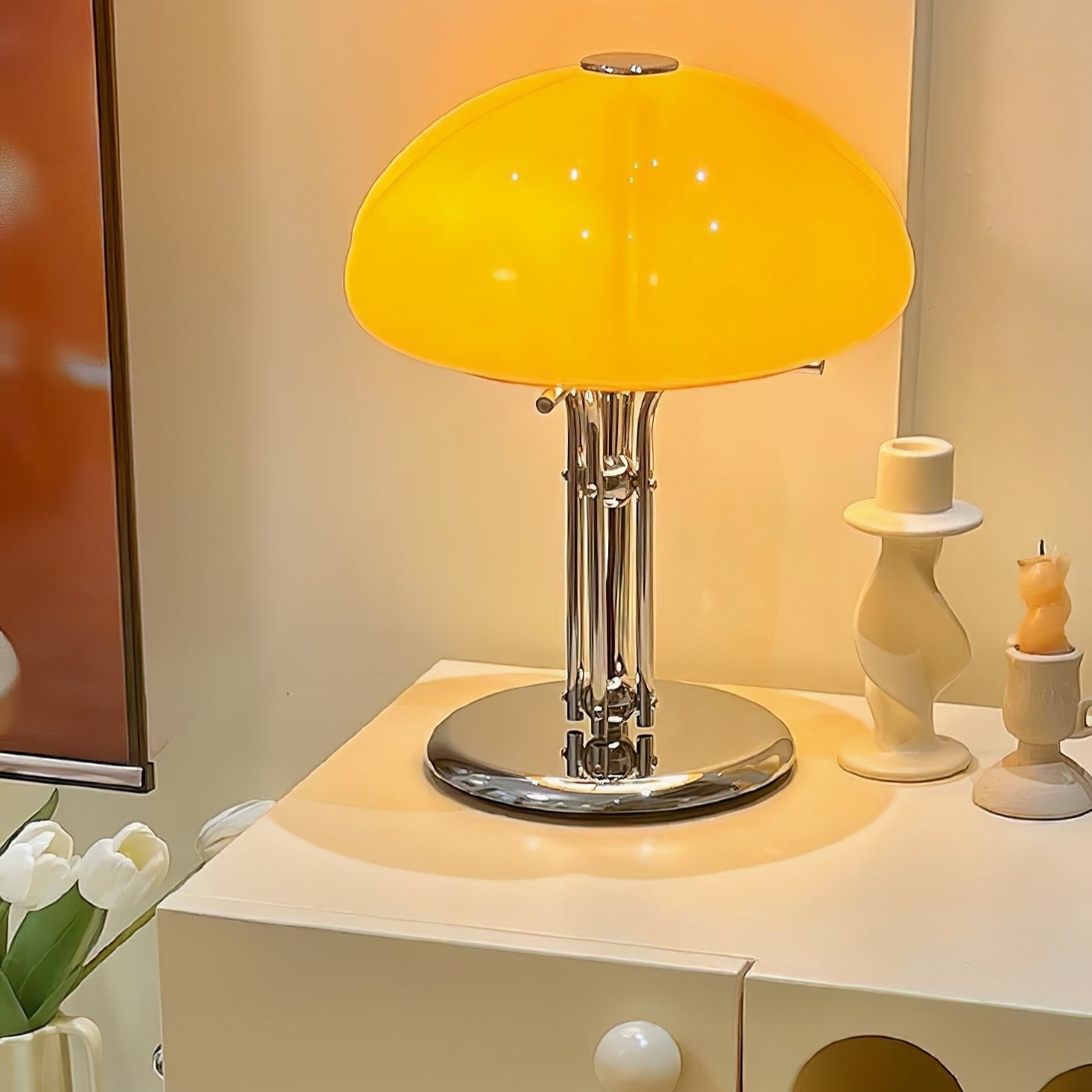 Minimalist Bauhaus Mushroom Table Lamp