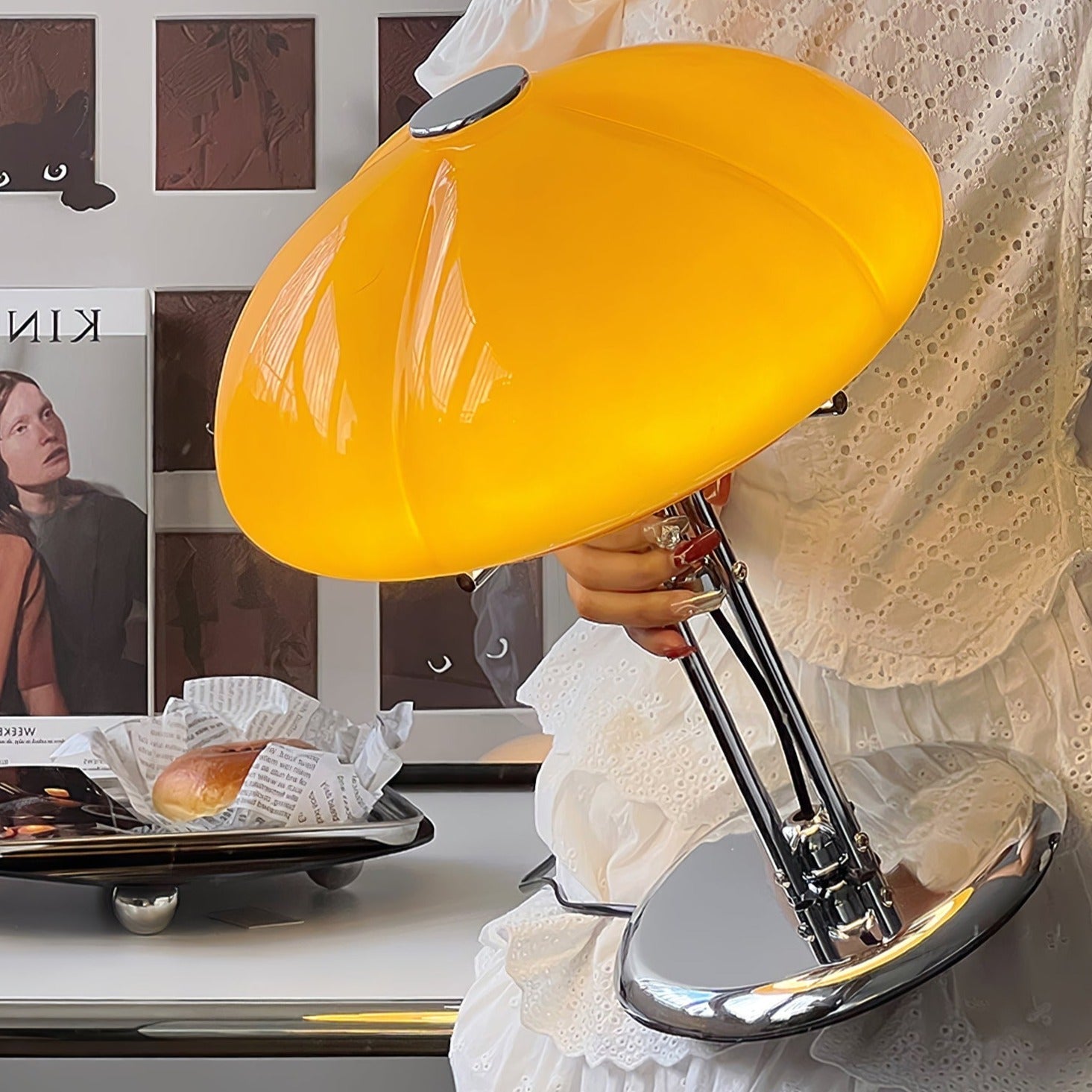 Minimalist Bauhaus Mushroom Table Lamp