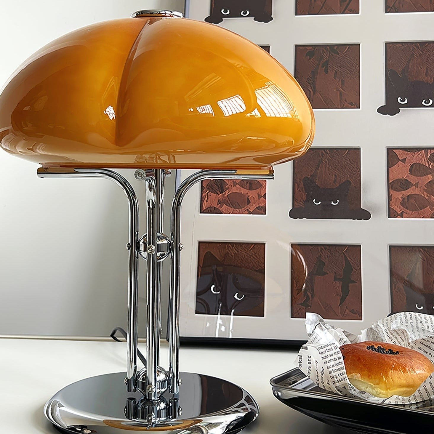 Minimalist Bauhaus Mushroom Table Lamp