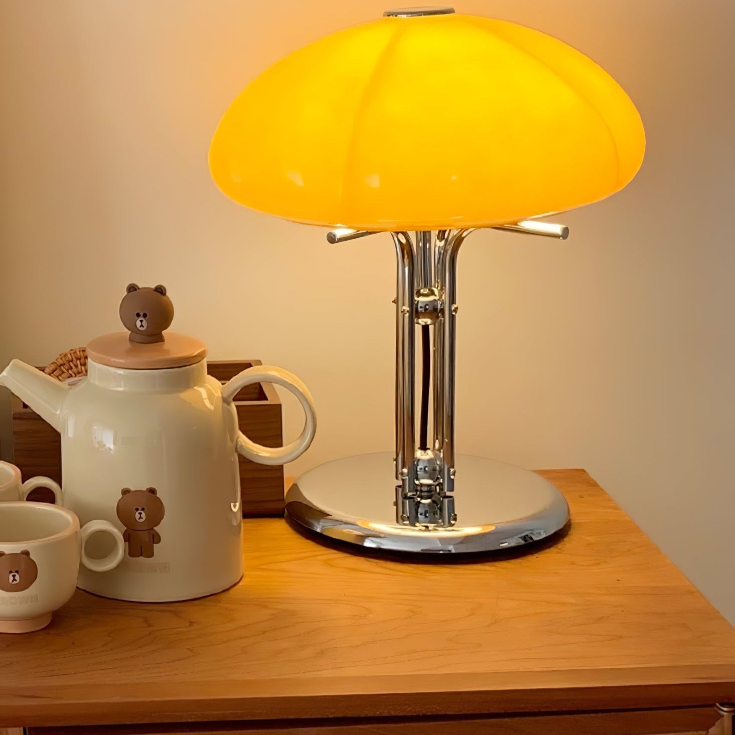 Minimalist Bauhaus Mushroom Table Lamp