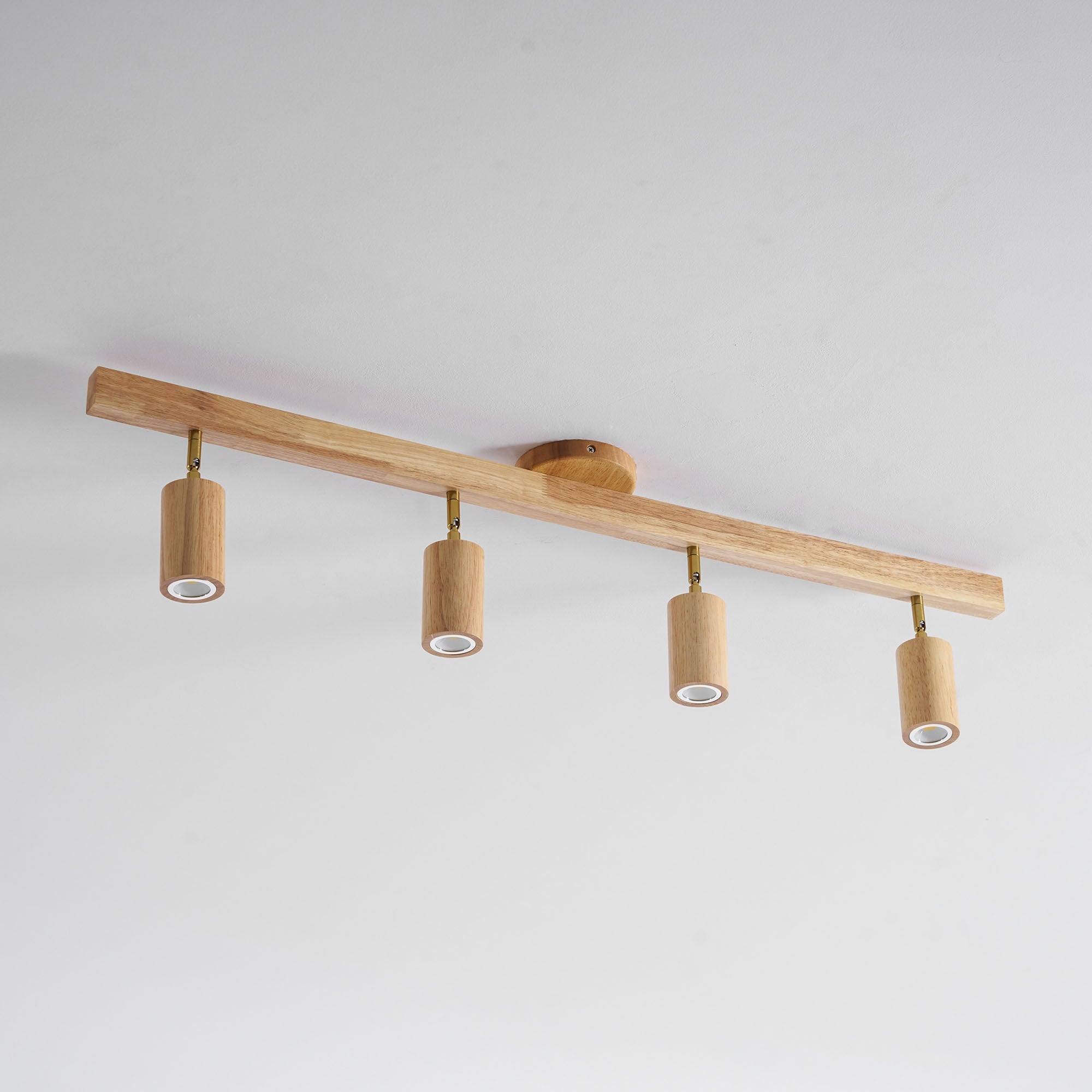 Wood Track Ceiling Light - Adjustable Ceiling Fixture