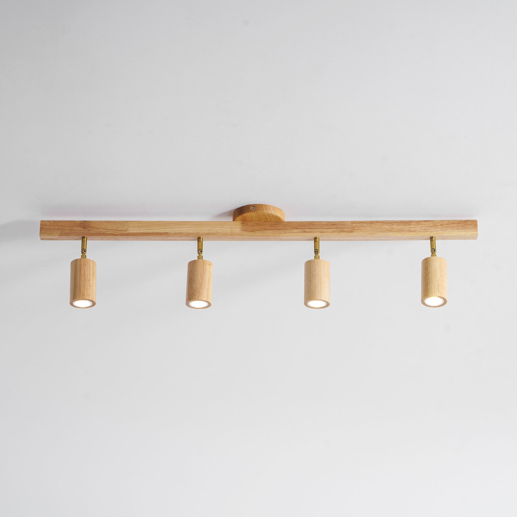 Wood Track Ceiling Light - Adjustable Ceiling Fixture